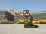 حفار مجنزر مع ملقط لمناولة المواد بكفاءة، ZG210H