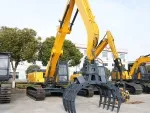 حفار مجنزر مع ملقط لمناولة المواد بكفاءة، ZG210H